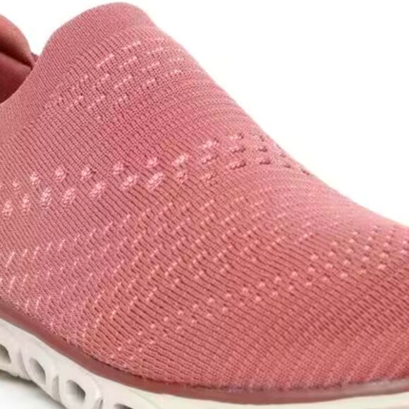 Skechers Glide Step- OH So Soft Slip-On Shoes- Pink Glitter - Picture 3 of 10